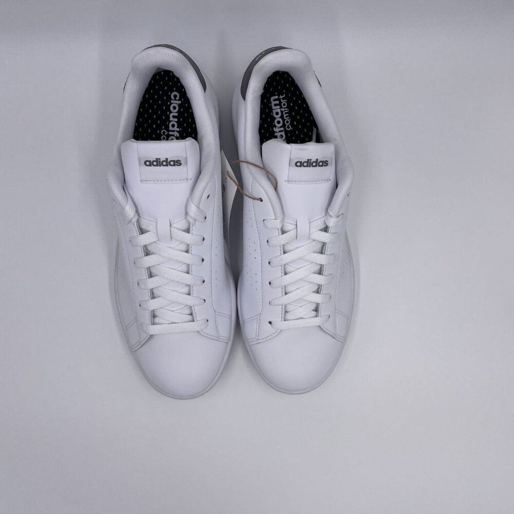 adidas Advantage White Men's Shoes - Picture 5 of 8